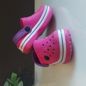 Kids Pink Slip Ons Size 6